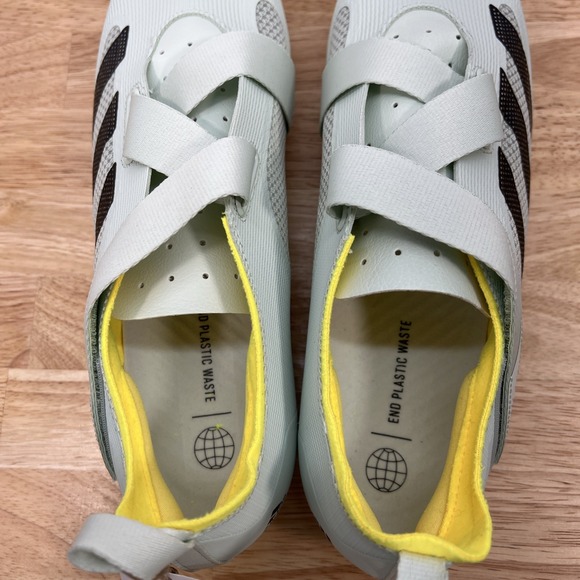 Adidas The‎ Indoor Cycling Bike Shoes Men's 10 Green 3-Bolt GX1668 - Picture 15 of 16